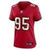 Elijah Roberts Tampa Bay Buccaneers Nike Women's Team Game Jersey - Red - Side View