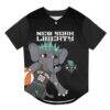 New York Liberty Outerstuff Youth Mascot Friend Mesh Fashion Jersey - Black - Side View