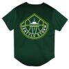 Seattle Storm Outerstuff Youth Mascot Friend Mesh Fashion Jersey - Green - Detail View