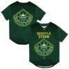 Seattle Storm Outerstuff Youth Mascot Friend Mesh Fashion Jersey - Green - Front View