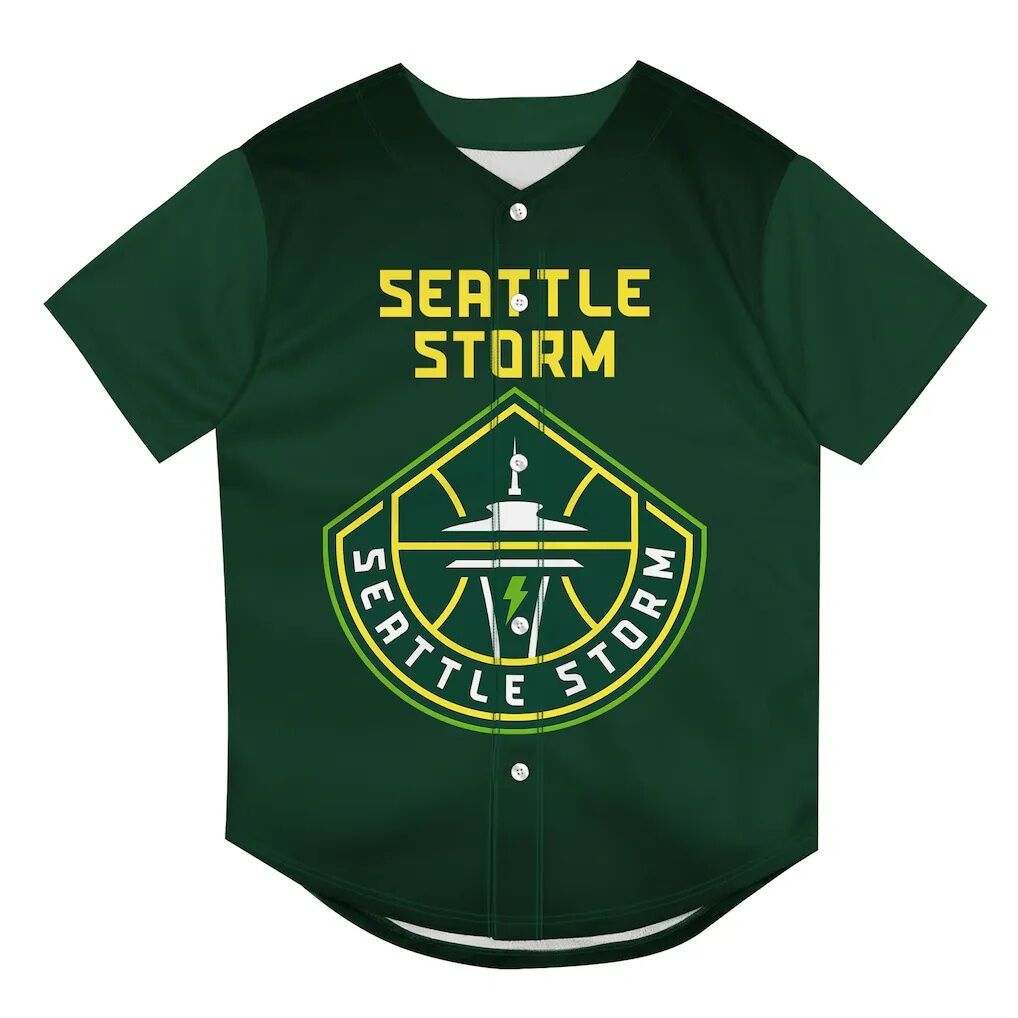 Seattle Storm Outerstuff Youth Mascot Friend Mesh Fashion Jersey
