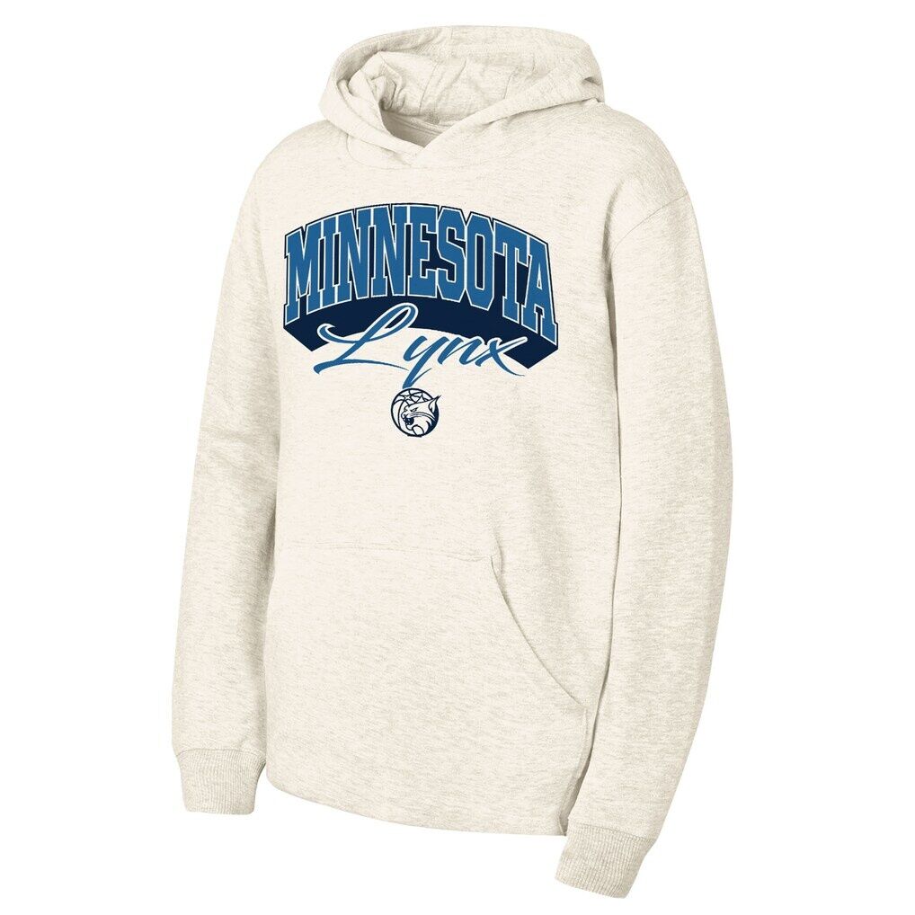 Minnesota Lynx Outerstuff Youth Powerful Fleece Hoodie - Natural