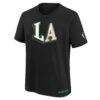 Los Angeles Sparks Nike Youth Rebel Edition T-Shirt - Black - Side View