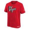 Las Vegas Aces Nike Youth Rebel Edition T-Shirt - Red - Side View