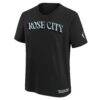 Portland Fire Nike Youth Rebel Edition T-Shirt - Black - Side View