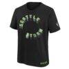 Seattle Storm Nike Youth Rebel Edition T-Shirt - Black - Side View