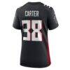 Nathan Carter Atlanta Falcons Nike Women's Team Game Jersey - Black - Detail View
