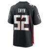 Jovaughn Gwyn Atlanta Falcons Nike Team Game Jersey - Black - Detail View