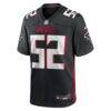 Jovaughn Gwyn Atlanta Falcons Nike Team Game Jersey - Black - Side View