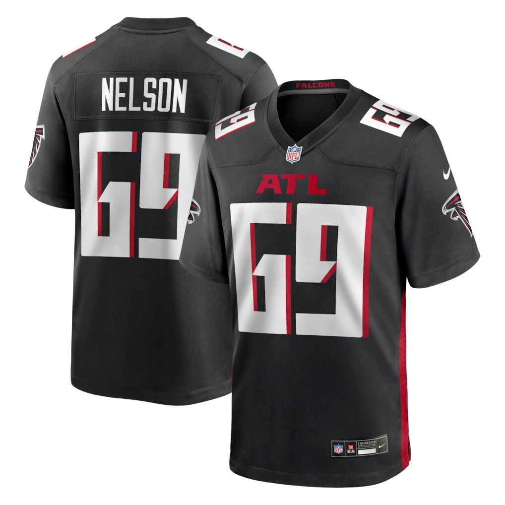 Jack Nelson Atlanta Falcons Nike Team Game Jersey