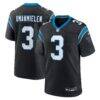 Princely Umanmielen Carolina Panthers Nike Team Game Jersey - Black - Front View