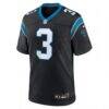 Princely Umanmielen Carolina Panthers Nike Team Game Jersey - Black - Side View