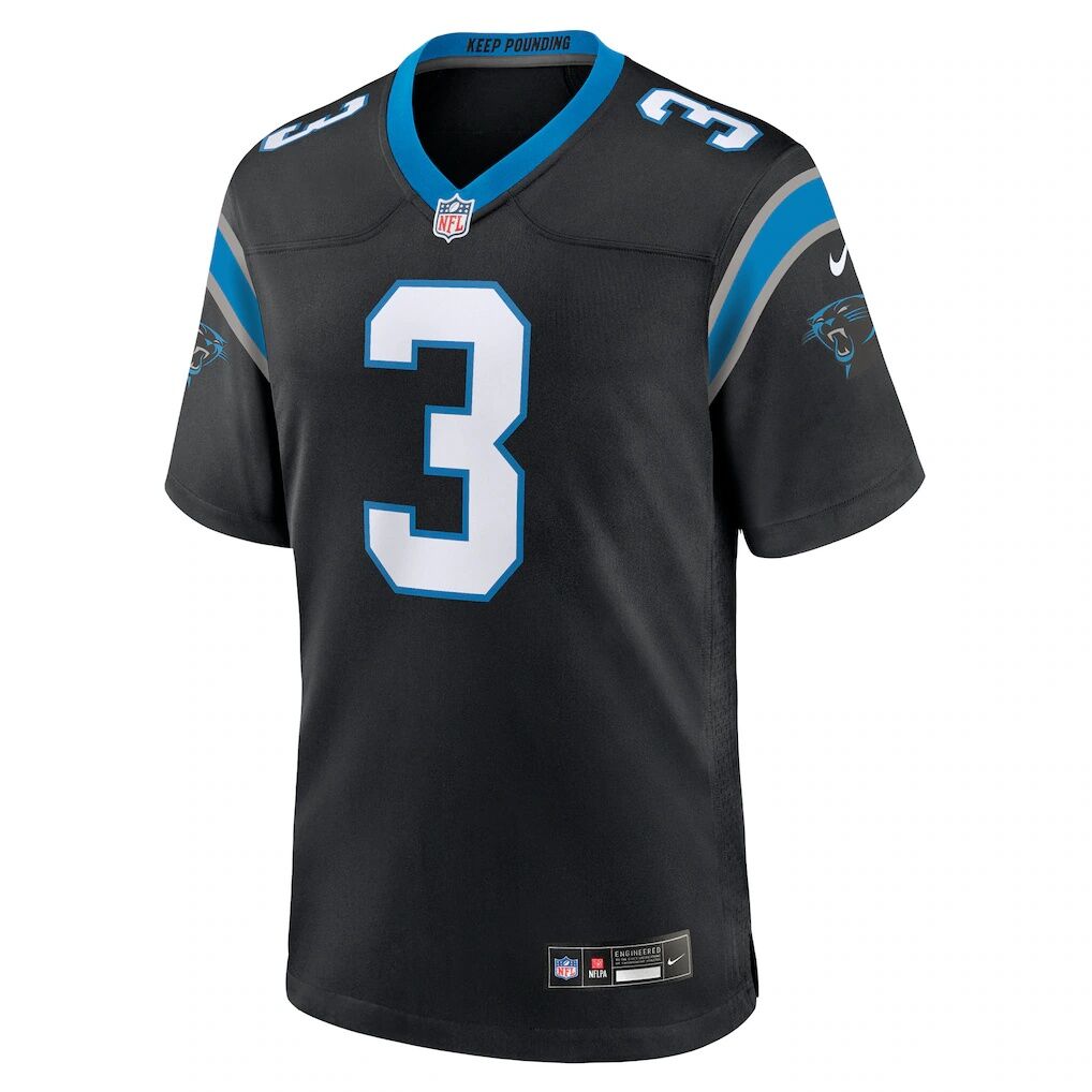 Princely Umanmielen Carolina Panthers Nike Team Game Jersey