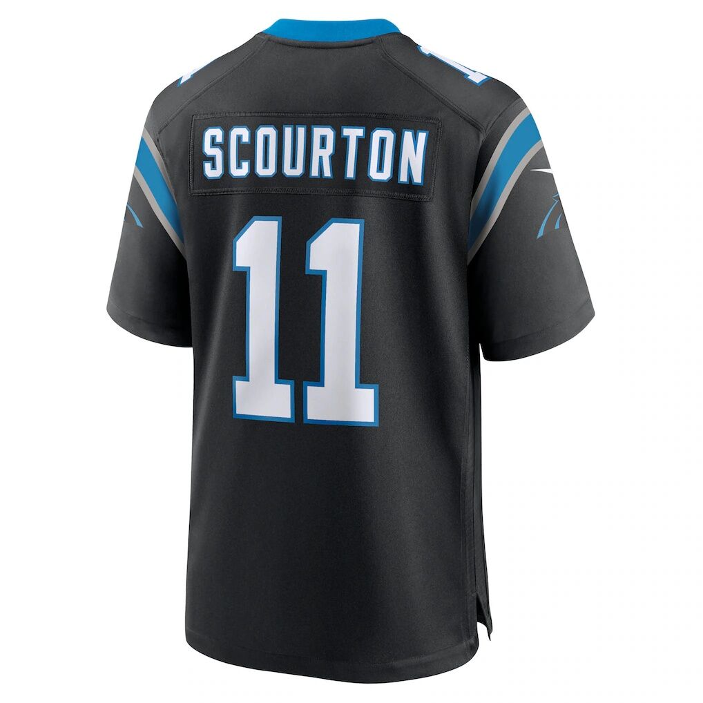 Nic Scourton Carolina Panthers Nike Team Game Jersey