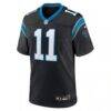 Nic Scourton Carolina Panthers Nike Team Game Jersey - Black - Side View
