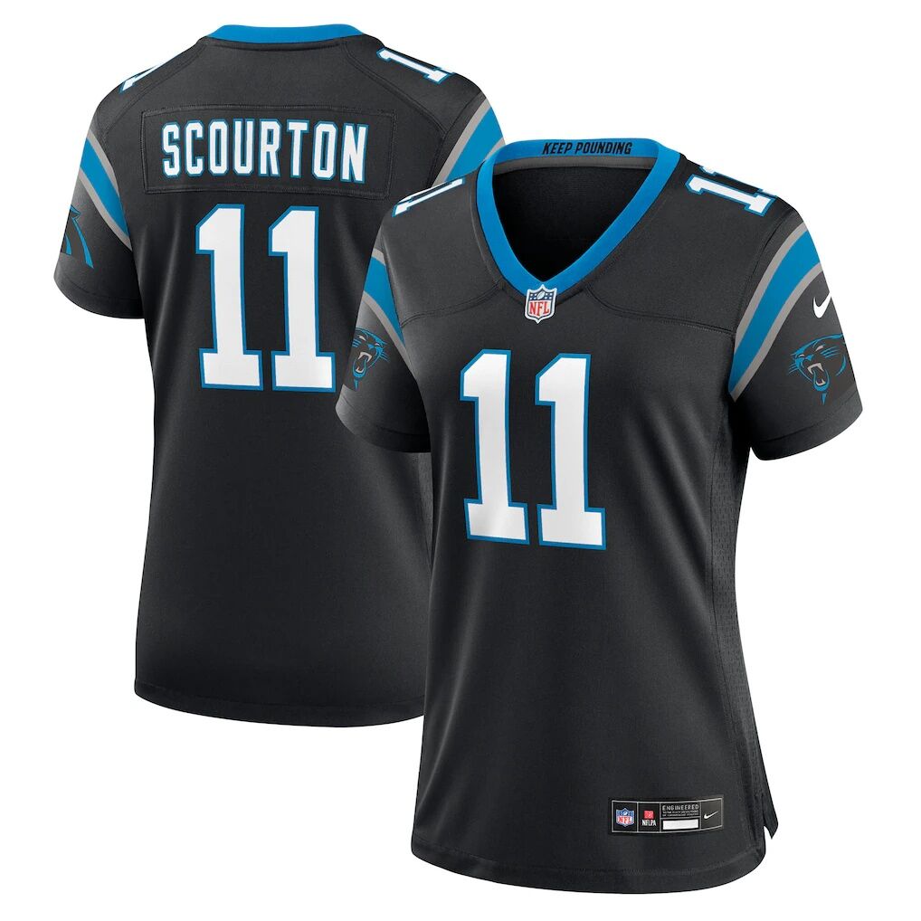 Nic Scourton Carolina Panthers Nike Women's Team Game Jersey