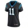 Nic Scourton Carolina Panthers Nike Women's Team Game Jersey - Black - Side View