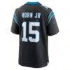 Jimmy Horn Jr Carolina Panthers Nike Team Game Jersey - Black - Detail View