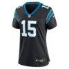 Jimmy Horn Jr Carolina Panthers Nike Women's Team Game Jersey - Black - Side View