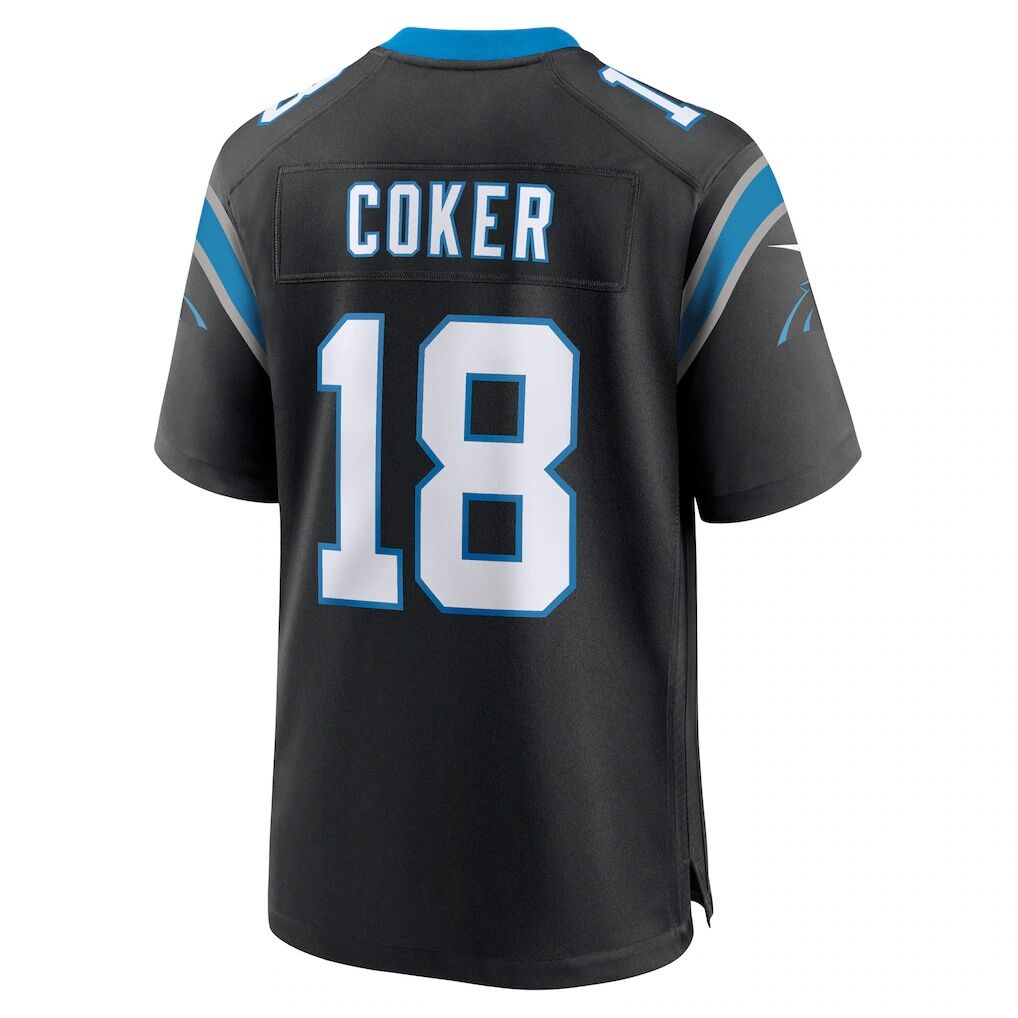 Jalen Coker Carolina Panthers Nike Team Game Jersey