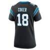 Jalen Coker Carolina Panthers Nike Women's Team Game Jersey - Black - Detail View