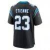 Trevor Etienne Carolina Panthers Nike Team Game Jersey - Black - Detail View