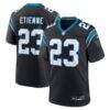 Trevor Etienne Carolina Panthers Nike Team Game Jersey - Black - Front View
