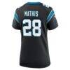 Damarri Mathis Carolina Panthers Nike Women's Team Game Jersey - Black - Detail View