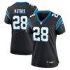 Damarri Mathis Carolina Panthers Nike Women's Team Game Jersey - Black - Front View