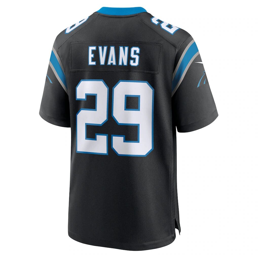 Akayleb Evans Carolina Panthers Nike Team Game Jersey