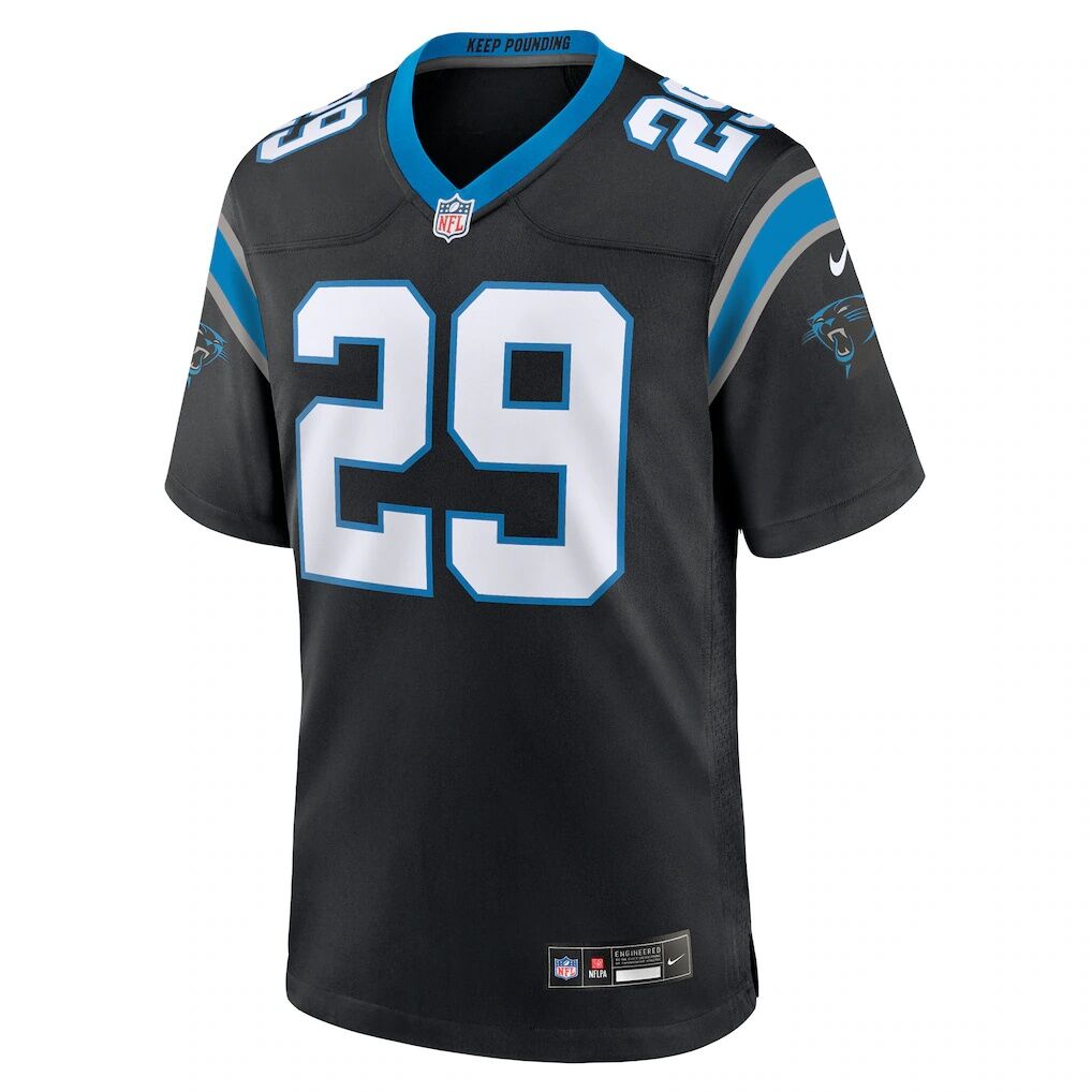 Akayleb Evans Carolina Panthers Nike Team Game Jersey