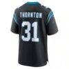 Corey Thornton Carolina Panthers Nike Team Game Jersey - Black - Detail View