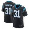 Corey Thornton Carolina Panthers Nike Team Game Jersey - Black - Front View