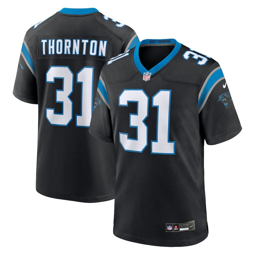Corey Thornton Carolina Panthers Nike Team Game Jersey
