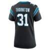 Corey Thornton Carolina Panthers Nike Women's Team Game Jersey - Black - Detail View