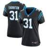 Corey Thornton Carolina Panthers Nike Women's Team Game Jersey - Black - Front View