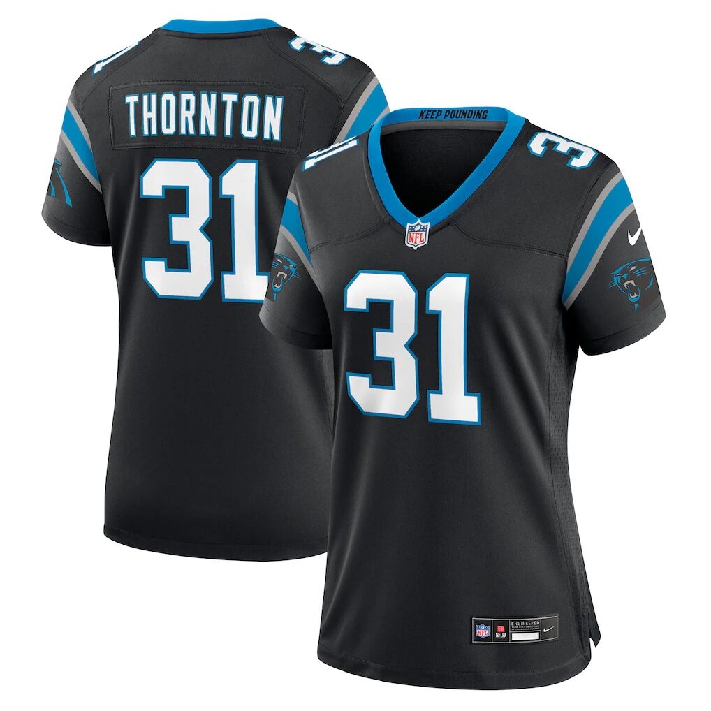 Corey Thornton Carolina Panthers Nike Women's Team Game Jersey
