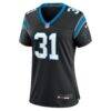 Corey Thornton Carolina Panthers Nike Women's Team Game Jersey - Black - Side View