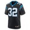 Trevin Wallace Carolina Panthers Nike Team Game Jersey - Black - Side View