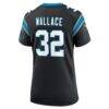 Trevin Wallace Carolina Panthers Nike Women's Team Game Jersey - Black - Detail View