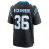 Demani Richardson Carolina Panthers Nike Team Game Jersey - Black - Detail View