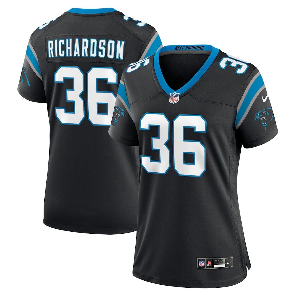 Demani Richardson Carolina Panthers Nike Women's Team Game Jersey