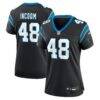 Thomas Incoom Carolina Panthers Nike Women's Team Game Jersey - Black - Front View