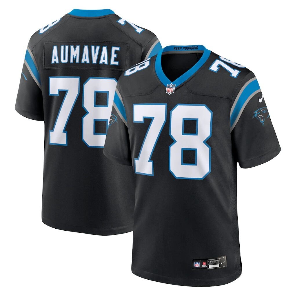 Popo Aumavae Carolina Panthers Nike Team Game Jersey