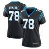 Popo Aumavae Carolina Panthers Nike Women's Team Game Jersey - Black - Front View
