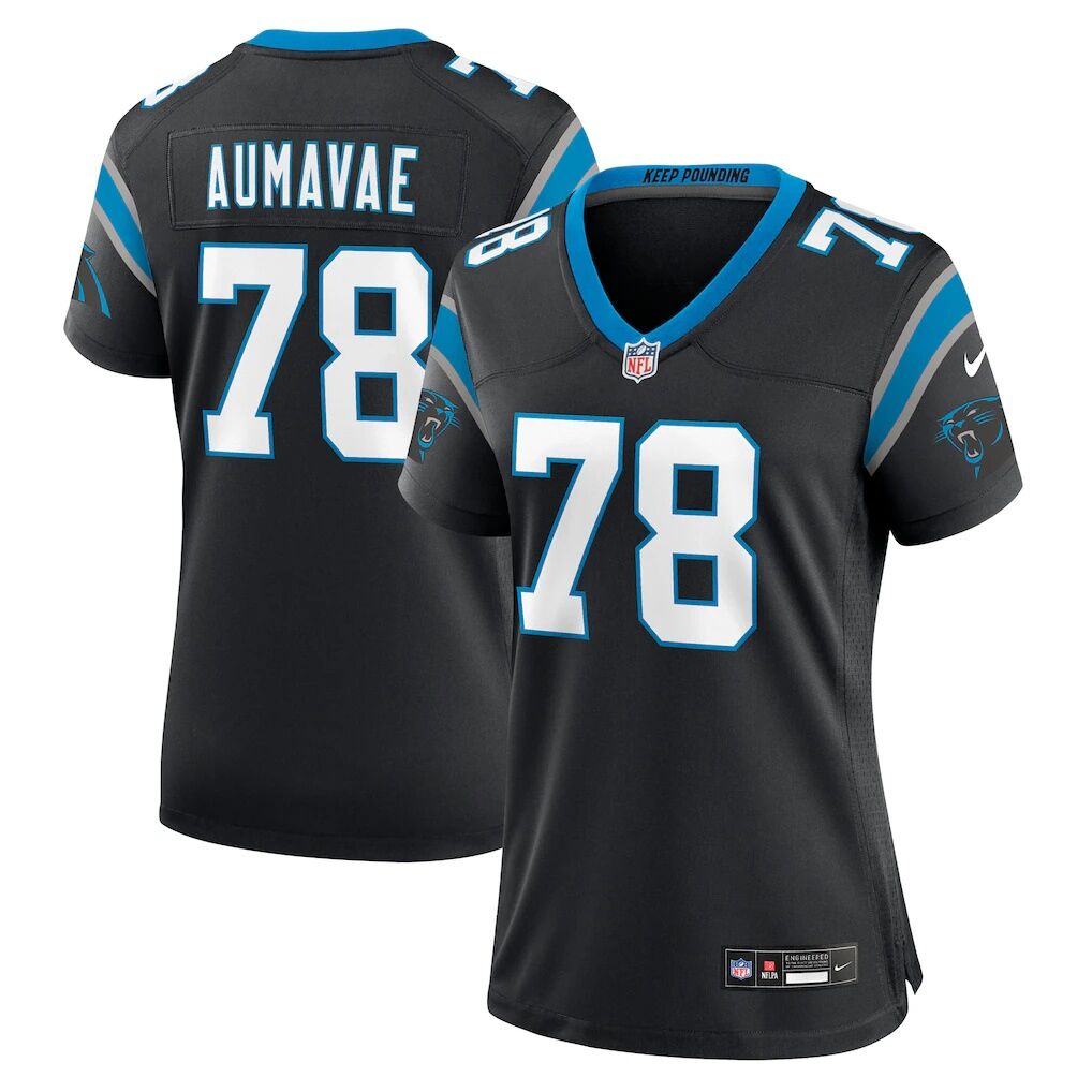 Popo Aumavae Carolina Panthers Nike Women's Team Game Jersey