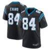 Mitchell Evans Carolina Panthers Nike Team Game Jersey - Black - Front View