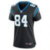 Mitchell Evans Carolina Panthers Nike Women's Team Game Jersey - Black - Side View