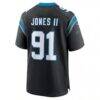 Patrick Jones II Carolina Panthers Nike Team Game Jersey - Black - Detail View
