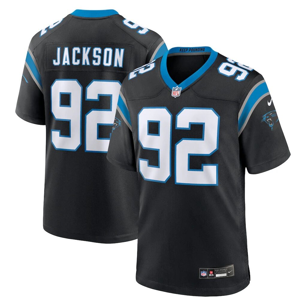 Cam Jackson Carolina Panthers Nike Team Game Jersey